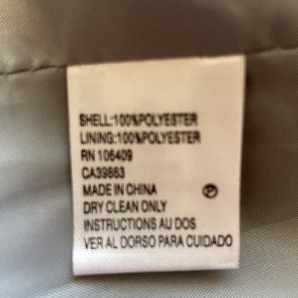 Tahari “Arthur S. Levine”  Dress Jacket Gray Size 6 - Picture 6 of 7